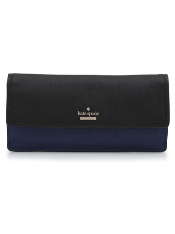 Blue/Black Flap Women's Wallet