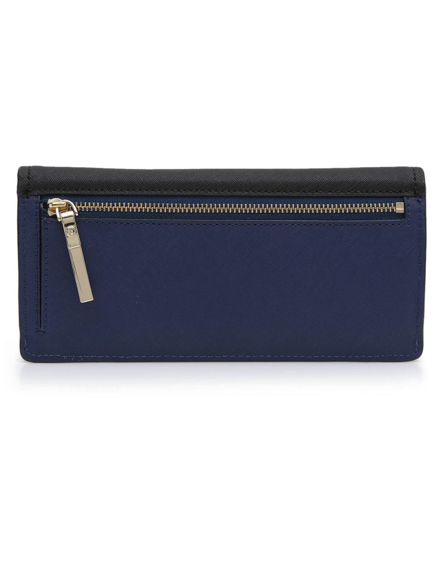 Blue/Black Flap Women's Wallet?˜