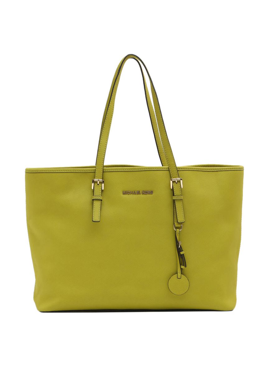 jet set tote bag in green