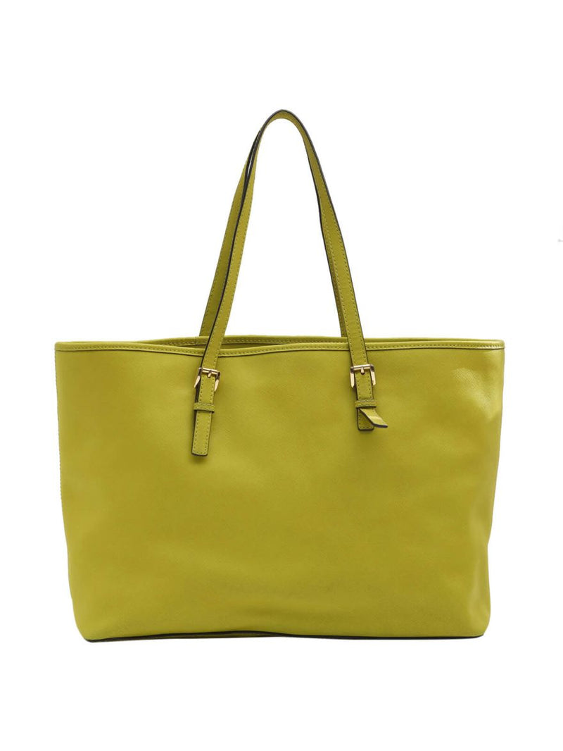 jet set tote bag in green