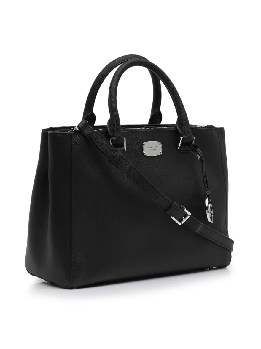 Black Handbag with Strap