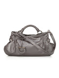 Grey Sheered Satchel Medium