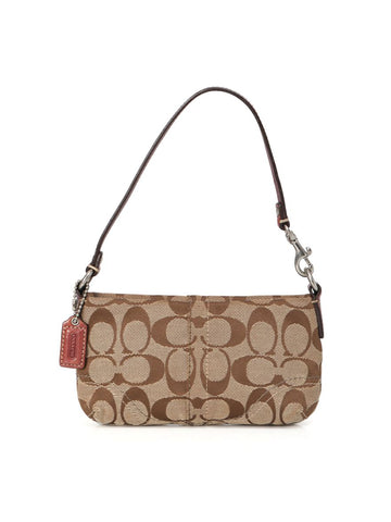 Jacquard Monogram Wristlet Mini