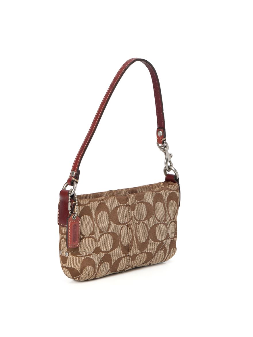 Jacquard Monogram Wristlet Mini