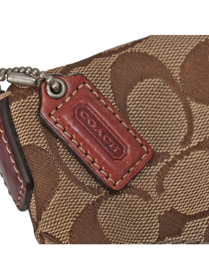 Jacquard Monogram Wristlet Mini