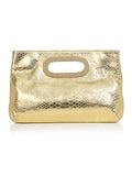 Berkley Golden Leather Clutch