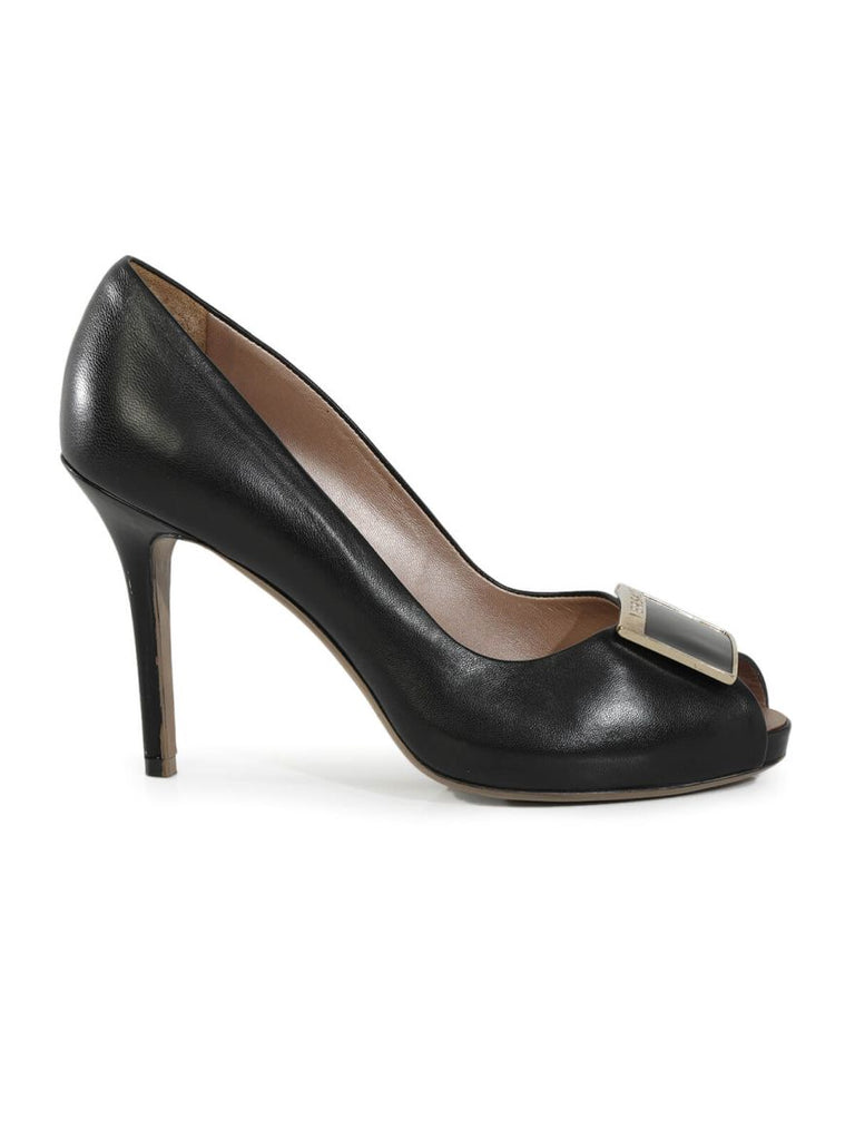 Black Peep Toes Heels/Size: – Confidential Couture