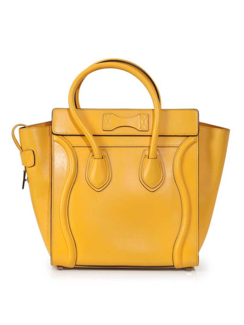 Phantom Large Mustard Tote Bag