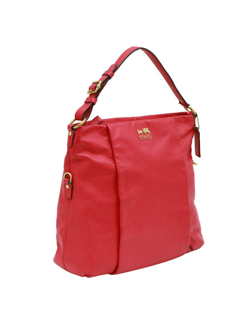 Pink Leather Shoulder Bag