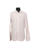 Pink & White Striped Men's Shirt/Size-42