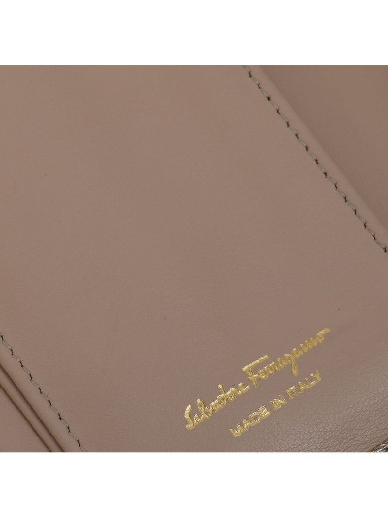 Metallic Gold Continental Flap Wallet One Size