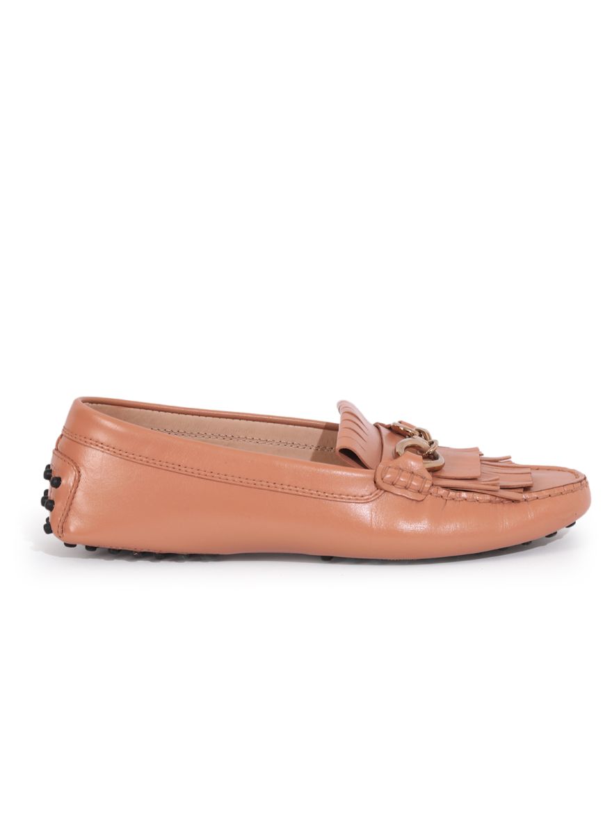 Tod's Tan Fringe Women's Loafers Size: 37.5