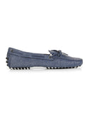 Gommino Blue Shimmer Slip-On Loafers/Size- 38.5EUR