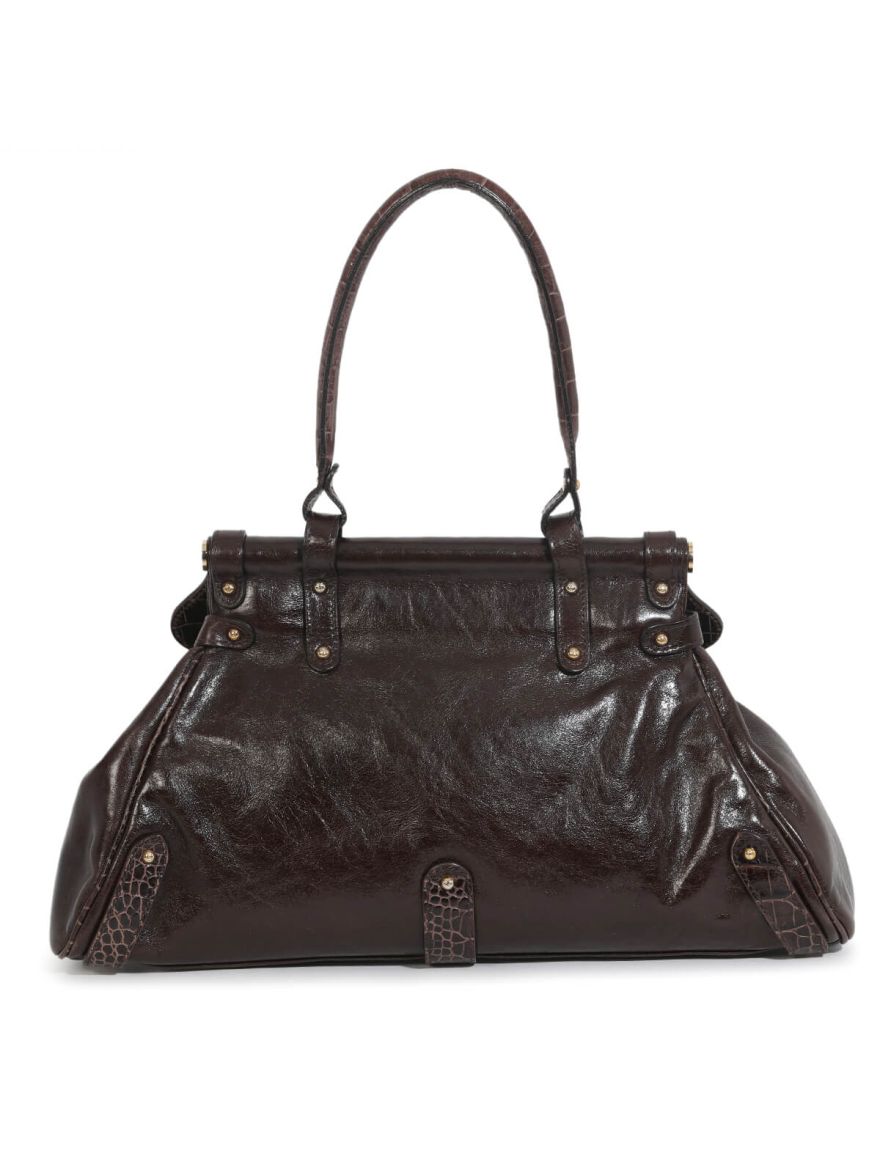 Magic Croc Leather Tote Bag