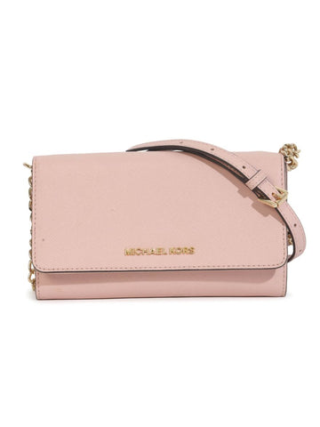 Jet set Travel Leather Pink Shoulder Bag