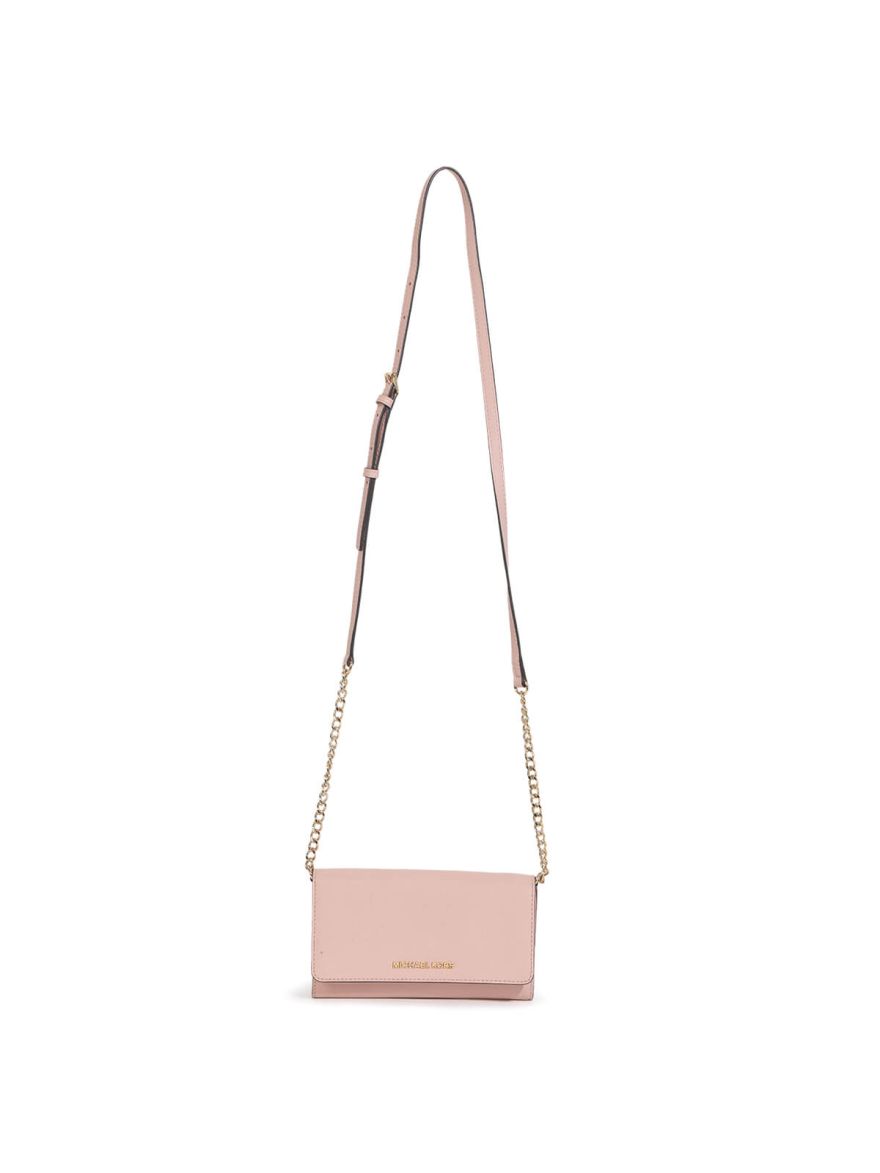 Jet set Travel Leather Pink Shoulder Bag