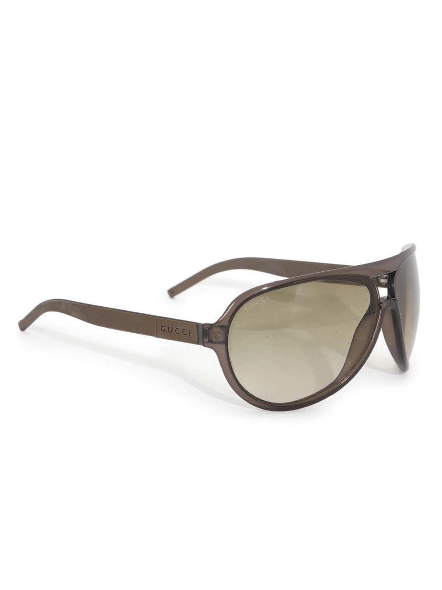 Brown Unisex Sunglasses