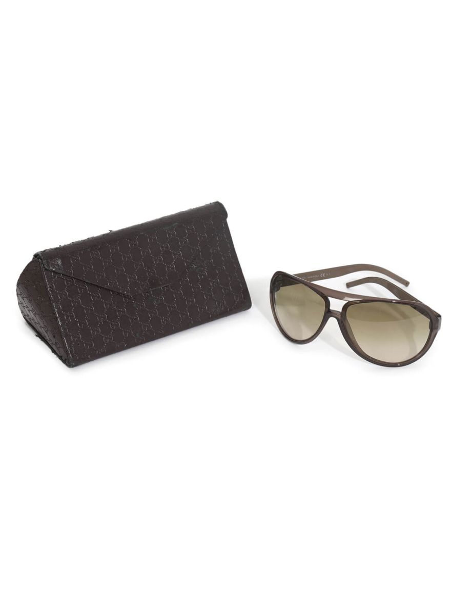 Brown Unisex Sunglasses