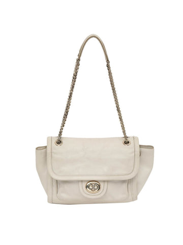 Ranger Flap White Crossbody Bag