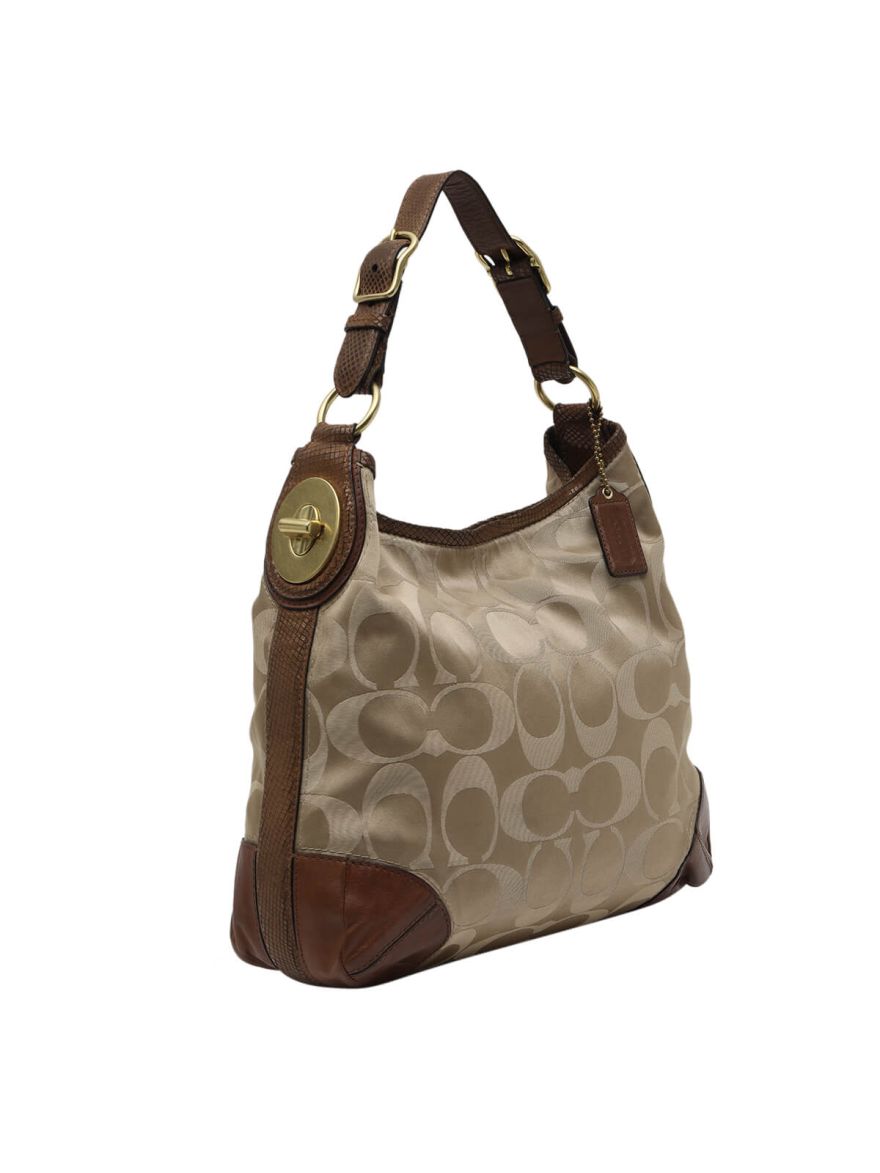 Signature Tan Hobo Bag