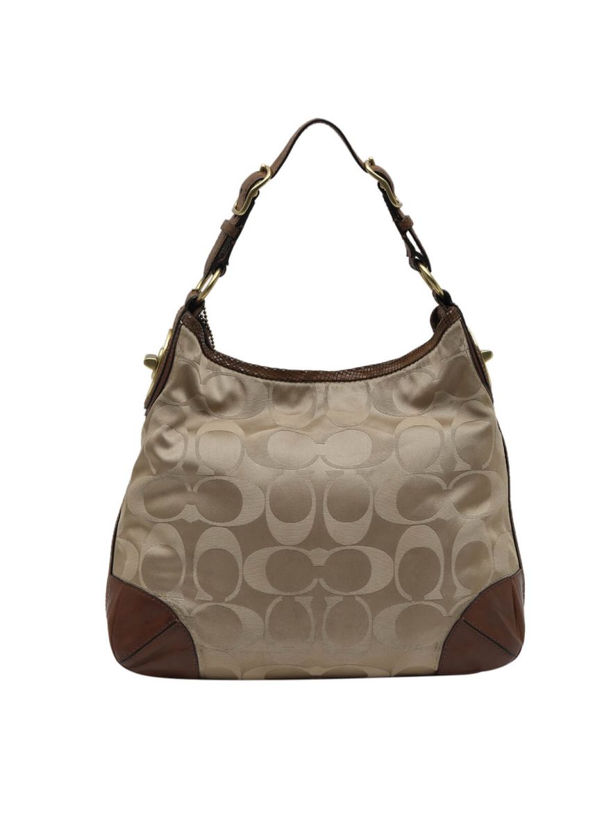 Signature Tan Hobo Bag