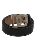 Logo Buckle Leather Women's Belt/Size-95CM/38INCH