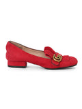 Double G Logo Suede Pumps -38