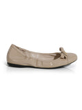 Beige patent leather Ballerinas-38