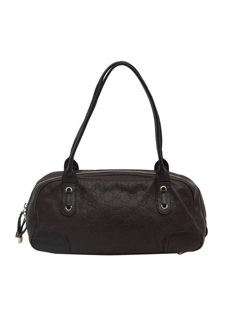 Vintage Guccisiima Leather Shoulder Bag