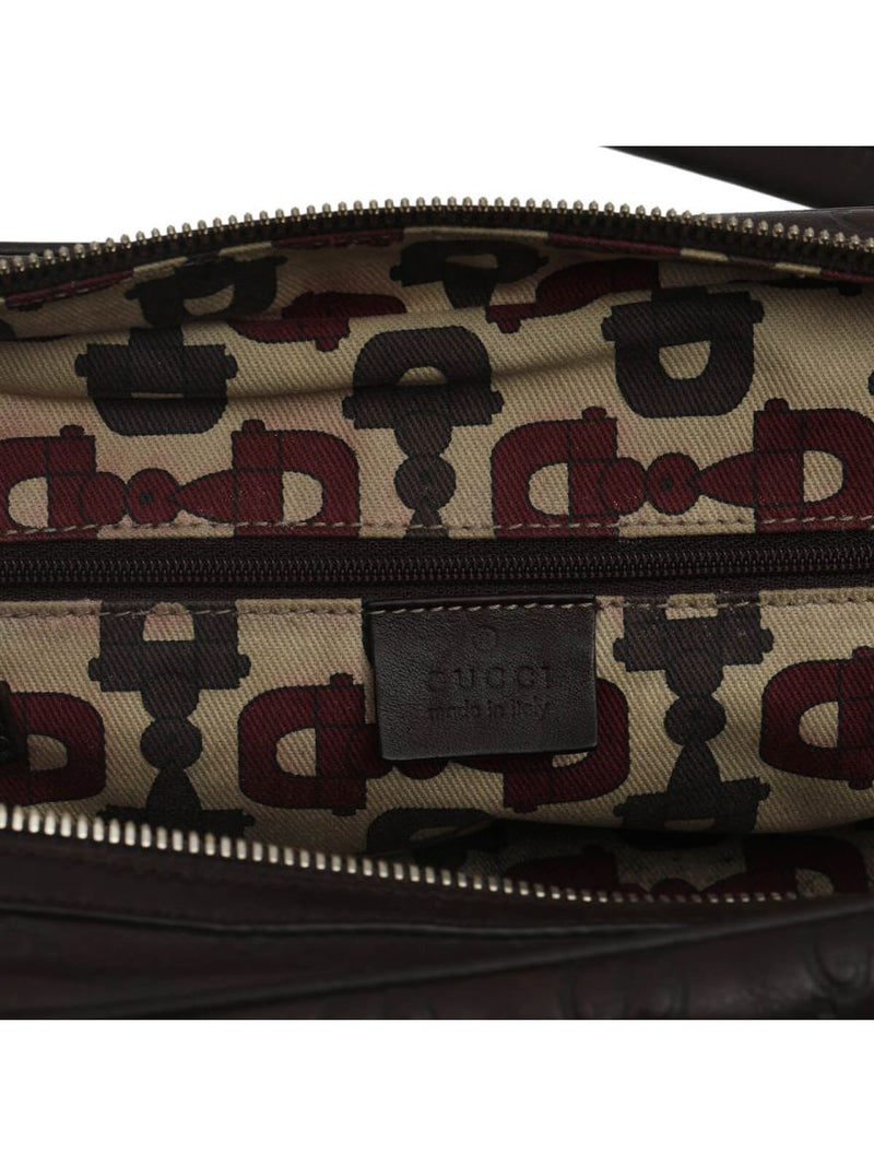 Vintage Guccisiima Leather Shoulder Bag