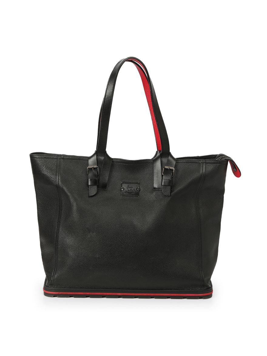 Kabiker Black Leather Tote Large