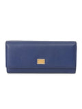 Blue Flap Wallet One Size