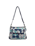 Multicolour Signature Flap Shoulder Bag