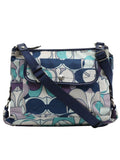 Multicolour Signature Flap Shoulder Bag