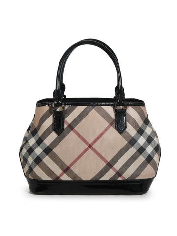 Supernova Beige/Black Satchel