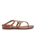 Tan T Sandals