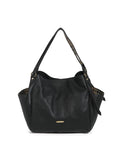 Black Leather Tote Bag