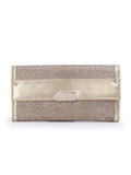 Champagne Reese Flap Clutch One Size