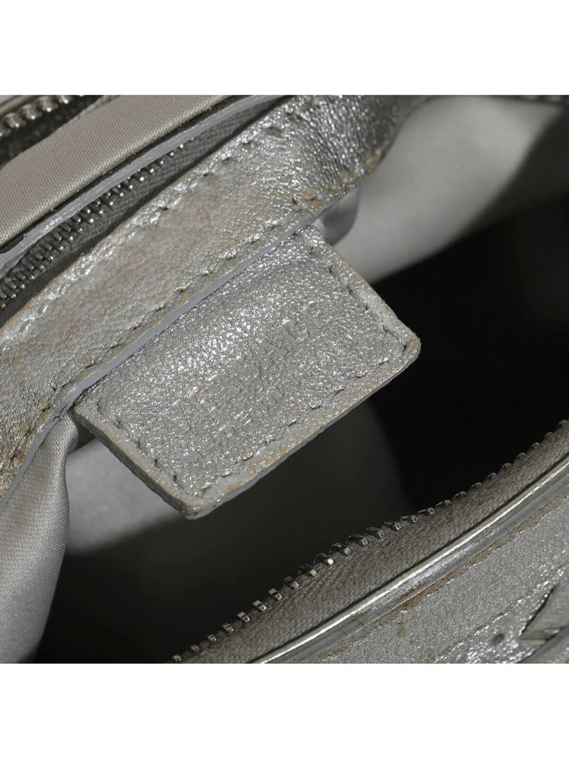 Silver Metallic Handbag