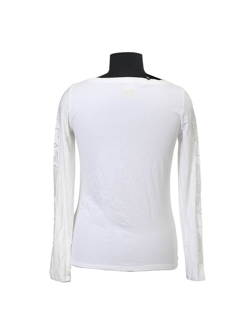 White Full Sleeve Tshirt/Size-L