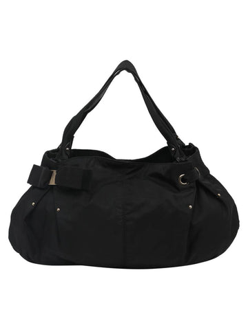 Nylon Bow Hand Bag