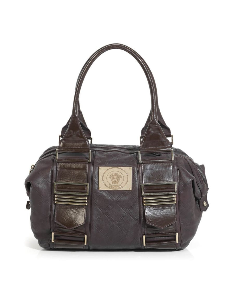 Burgundy Boston Bag