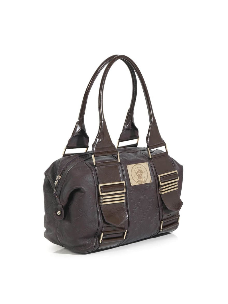 Burgundy Boston Bag