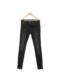 Black Skinny Leg Jeans/W-27