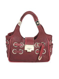 Roma Snakeskin Embossed Shoulder Bag