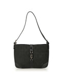 GG Canvas Leather Trim Shoulder Bag Small