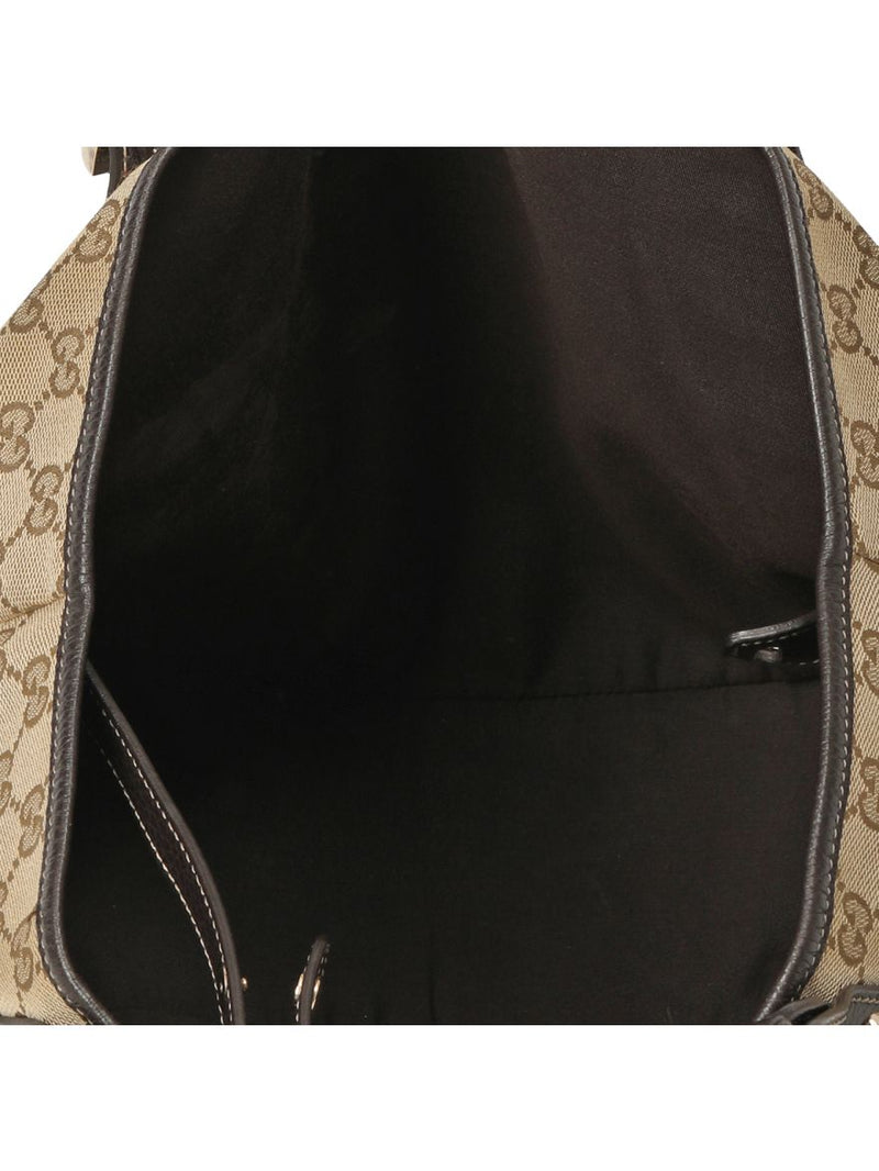 Beige/Ebony GG Canvas Pelham Medium Shoulder Bag