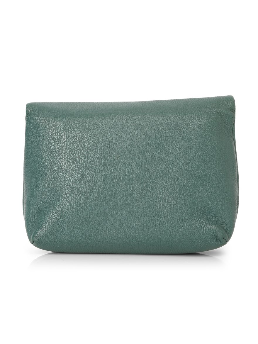 Medium Pin Clutch In Leather Small