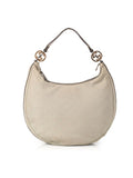 White Guccissima leather GG Twins Medium Hobo Bag