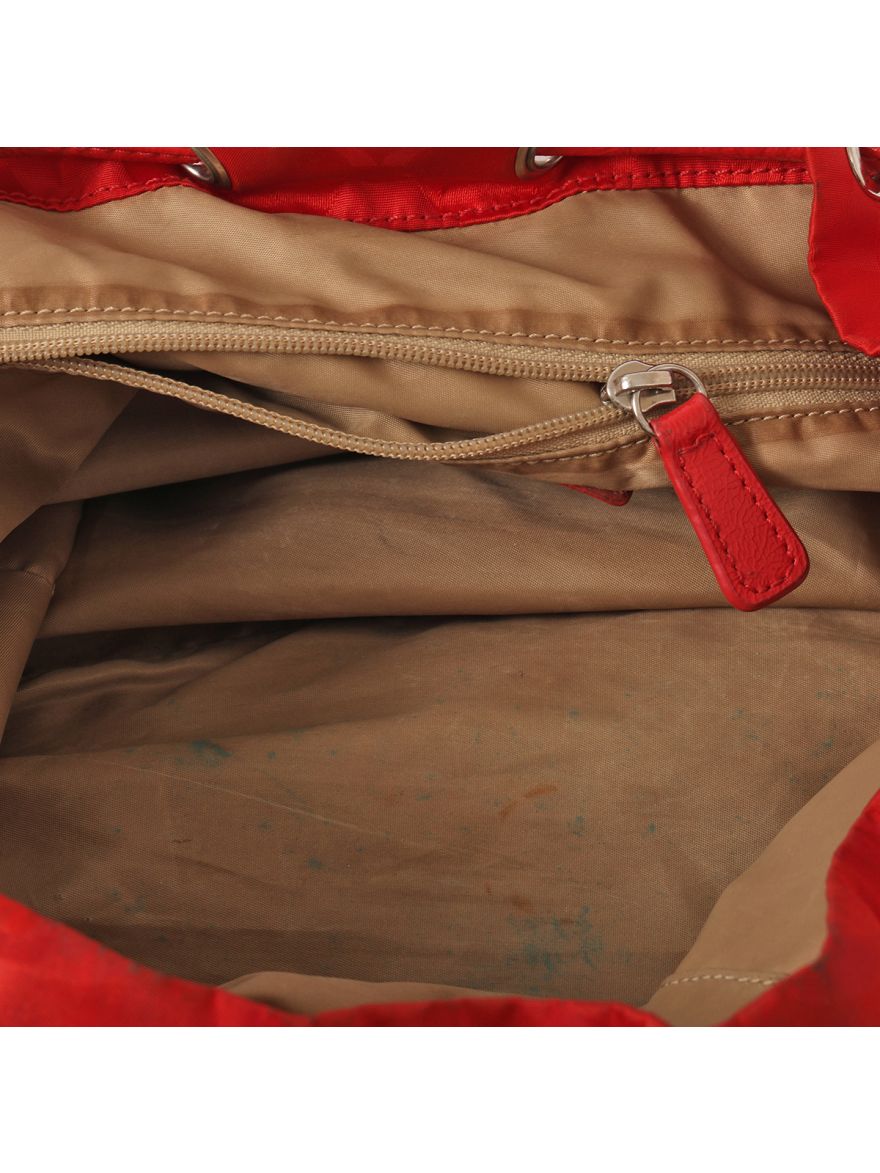 Red Signature Canvas Backpack